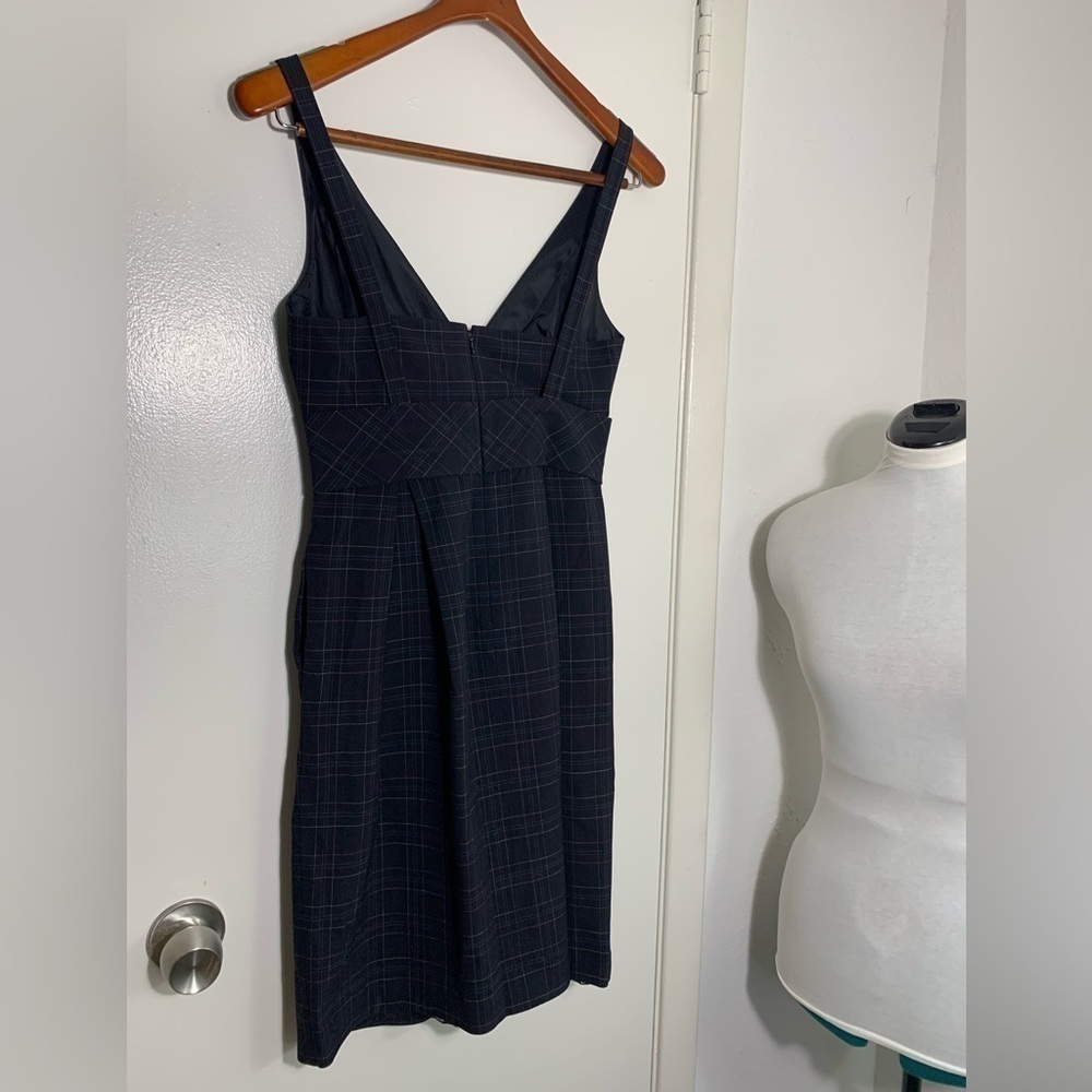 Moulinette Soeurs Scotland Yard black multi color tartan sleeveless mini dress 4 - Picture 7 of 10